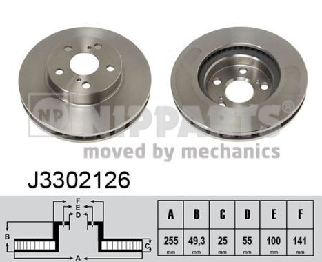 NIPPARTS Jarrulevy J3302126