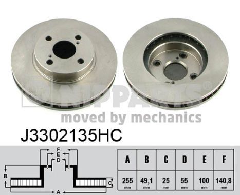 NIPPARTS Jarrulevy J3302135HC