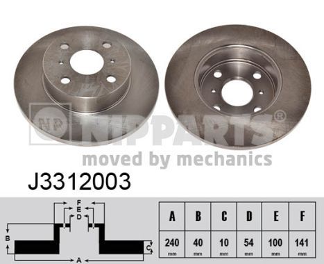 NIPPARTS Jarrulevy J3312003