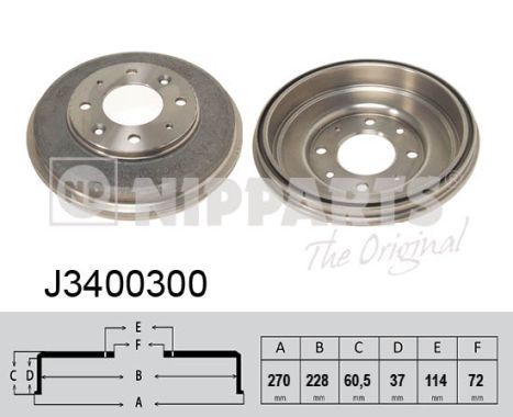 NIPPARTS Jarrurumpu J3400300