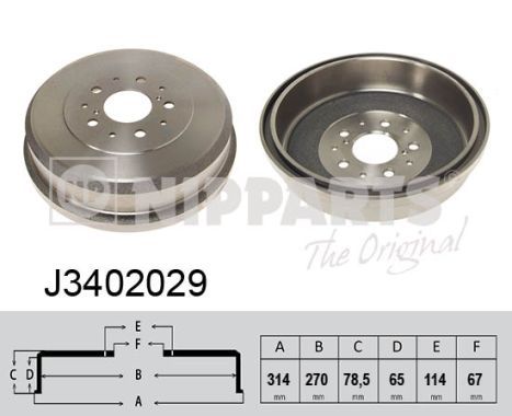 NIPPARTS Jarrurumpu J3402029