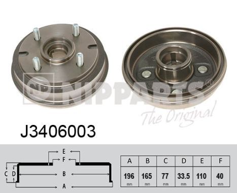 NIPPARTS Jarrurumpu J3406003