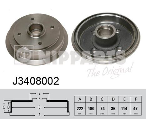 NIPPARTS Jarrurumpu J3408002