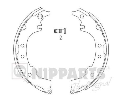 NIPPARTS Jarrukenkäsarja J3502068