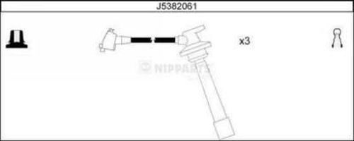 NIPPARTS Sytytysjohtosarja J5382061