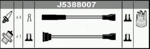 NIPPARTS Sytytysjohtosarja J5388007