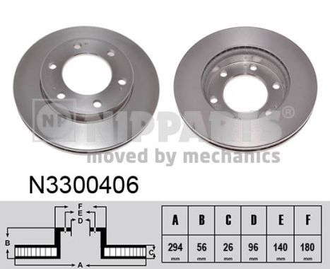 NIPPARTS Jarrulevy N3300406