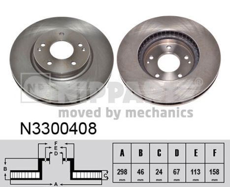 NIPPARTS Jarrulevy N3300408