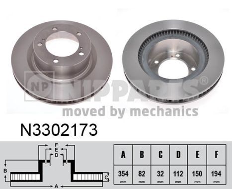 NIPPARTS Jarrulevy N3302173