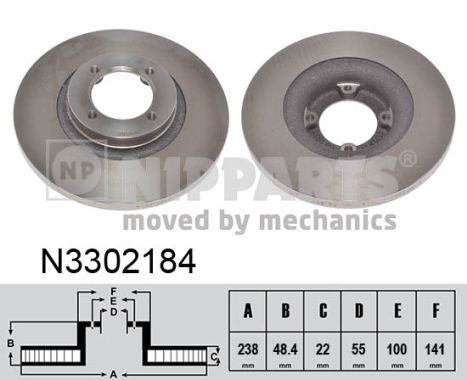 NIPPARTS Jarrulevy N3302184