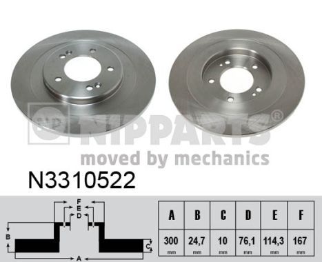 NIPPARTS Jarrulevy N3310522