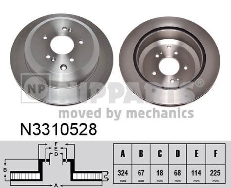 NIPPARTS Jarrulevy N3310528