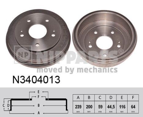 NIPPARTS Jarrurumpu N3404013