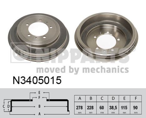 NIPPARTS Jarrurumpu N3405015