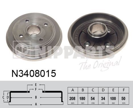 NIPPARTS Jarrurumpu N3408015