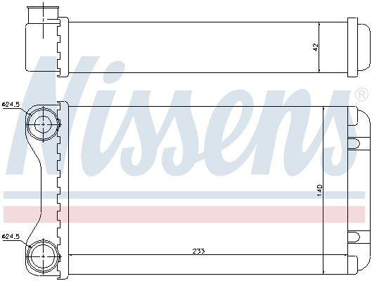 NISSENS Lämmityslaitteen kenno 70226