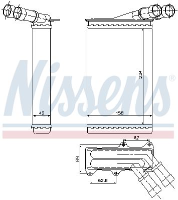 NISSENS Lämmityslaitteen kenno 71146