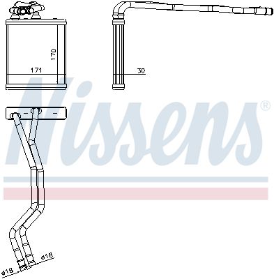 NISSENS Lämmityslaitteen kenno 71771