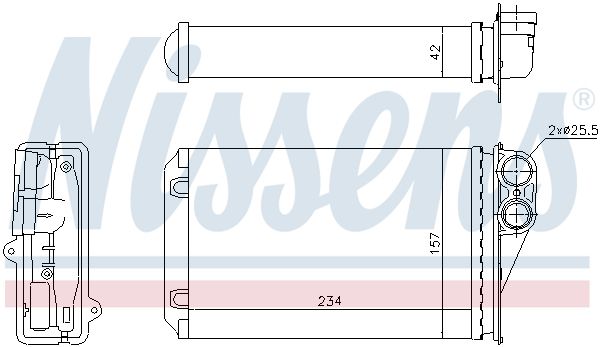 NISSENS Lämmityslaitteen kenno 72946