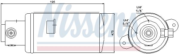 NISSENS Kuivain, ilmastointilaite 95076