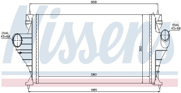 NISSENS Välijäähdytin 96850