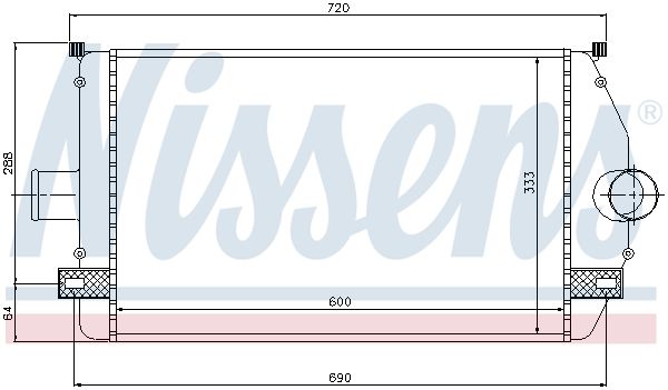 NISSENS Välijäähdytin 96866