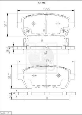 NPS Jarrupala, levyjarru M360A67