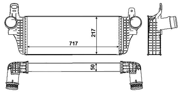 NRF Välijäähdytin 30466