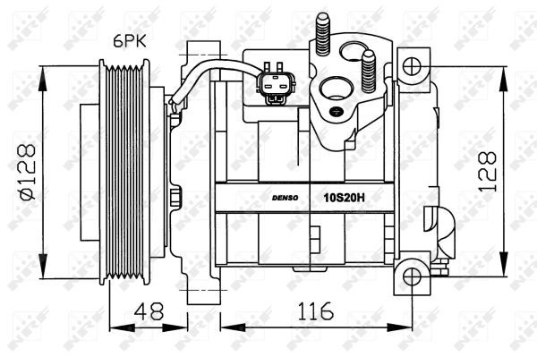 NRF Kompressori, ilmastointilaite 32203G