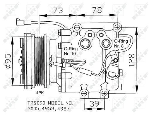 NRF Kompressori, ilmastointilaite 32236
