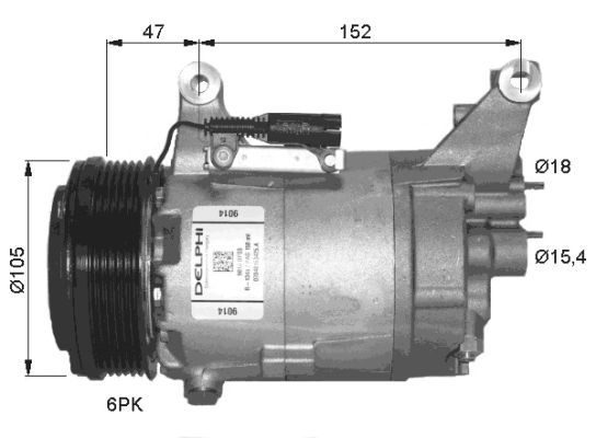 NRF Kompressori, ilmastointilaite 32409G