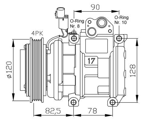 NRF Kompressori, ilmastointilaite 32449G