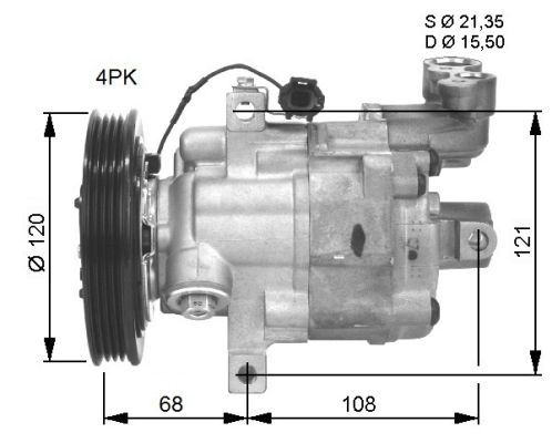 NRF Kompressori, ilmastointilaite 32461G