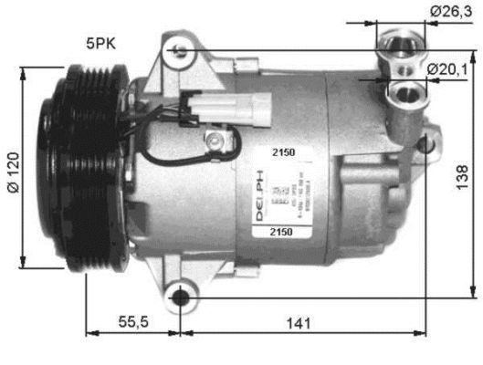 NRF Kompressori, ilmastointilaite 32486G