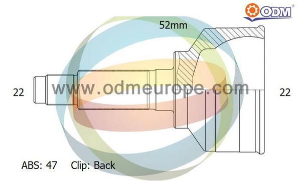 ODM-MULTIPARTS Nivelsarja, vetoakseli 12-001601