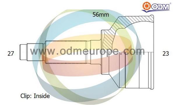 ODM-MULTIPARTS Nivelsarja, vetoakseli 12-011496