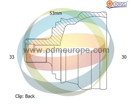 ODM-MULTIPARTS Nivelsarja, vetoakseli 12-211604