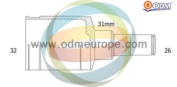 ODM-MULTIPARTS Nivelsarja, vetoakseli 14-216075