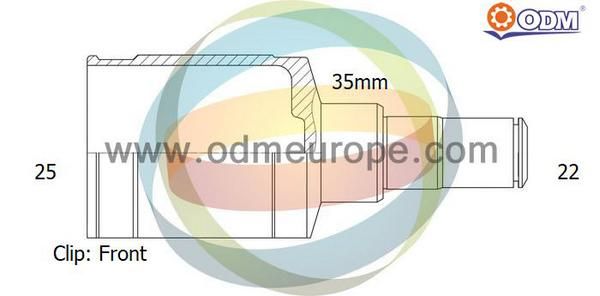 ODM-MULTIPARTS Nivelsarja, vetoakseli 14-236034