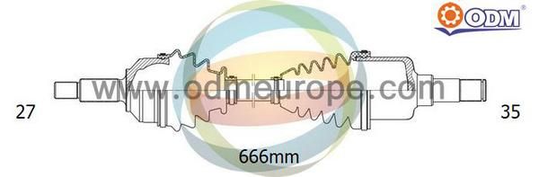 ODM-MULTIPARTS Vetoakseli 18-011070