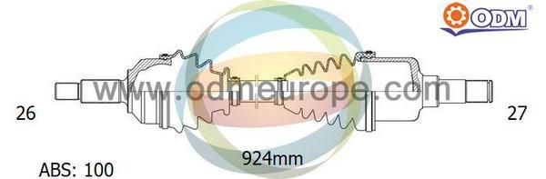 ODM-MULTIPARTS Vetoakseli 18-041012