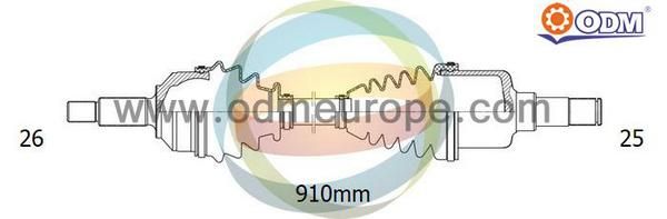 ODM-MULTIPARTS Vetoakseli 18-041150