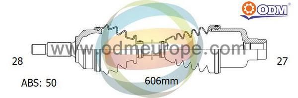 ODM-MULTIPARTS Vetoakseli 18-041331