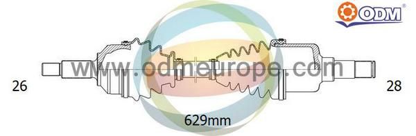 ODM-MULTIPARTS Vetoakseli 18-051140