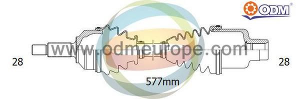 ODM-MULTIPARTS Vetoakseli 18-052050