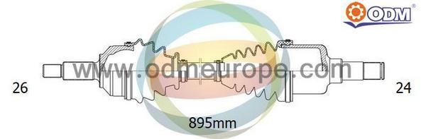 ODM-MULTIPARTS Vetoakseli 18-052160