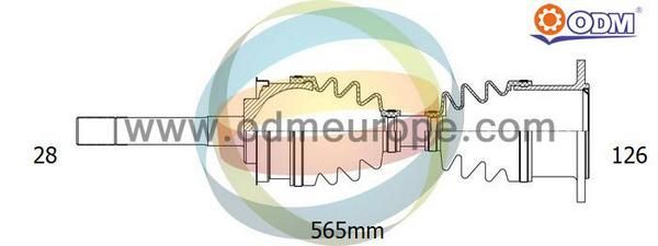 ODM-MULTIPARTS Vetoakseli 18-063050