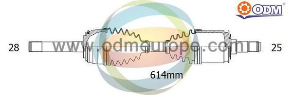 ODM-MULTIPARTS Vetoakseli 18-081850