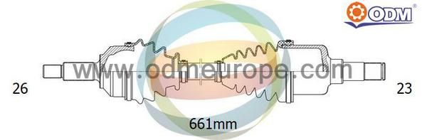 ODM-MULTIPARTS Vetoakseli 18-091480