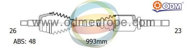 ODM-MULTIPARTS Vetoakseli 18-092311